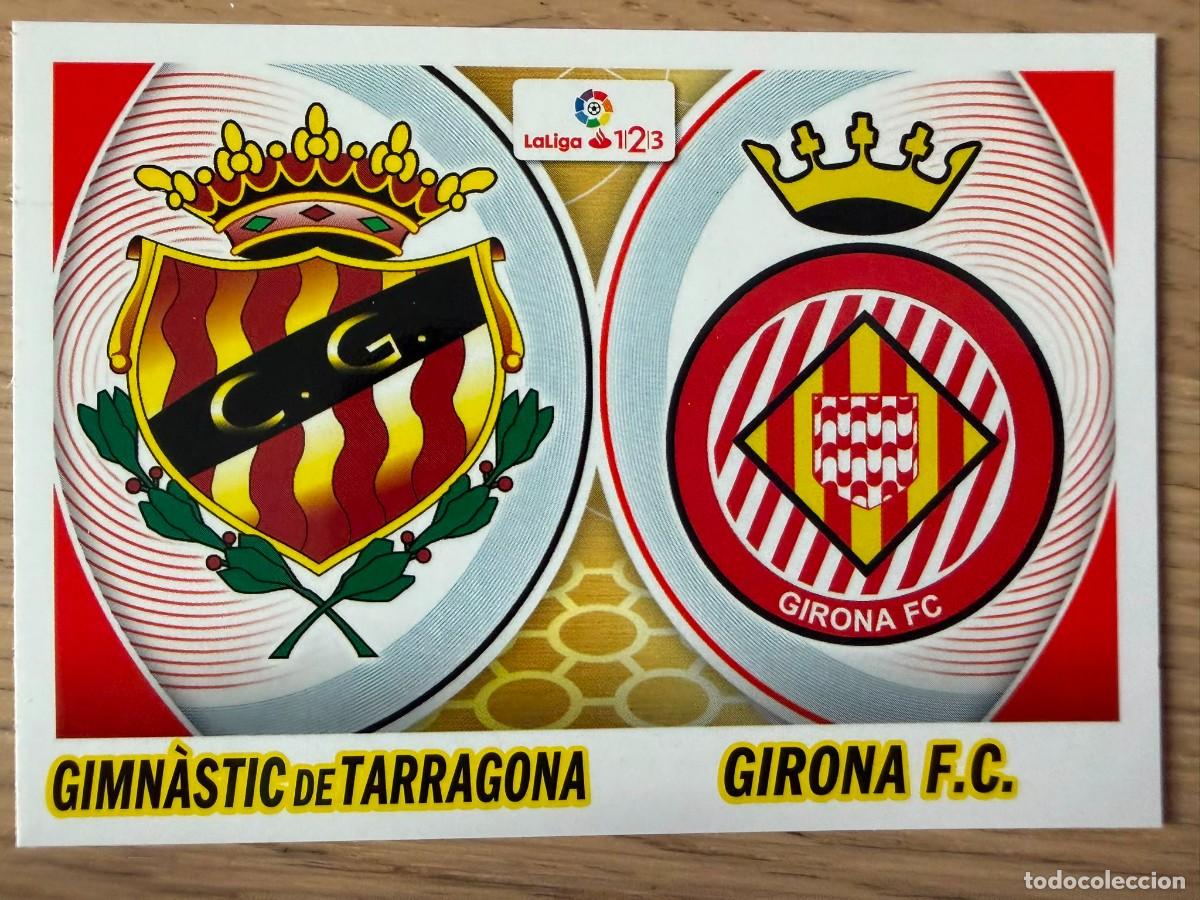 Cartes &agrave; collectionner de Football: 4 ESCUDO GIMNASTIC GIRONA 16 17 2016 2017 LIGA SANTANDER 123 COLECCIONES ESTE SIN PEGAR STICKER