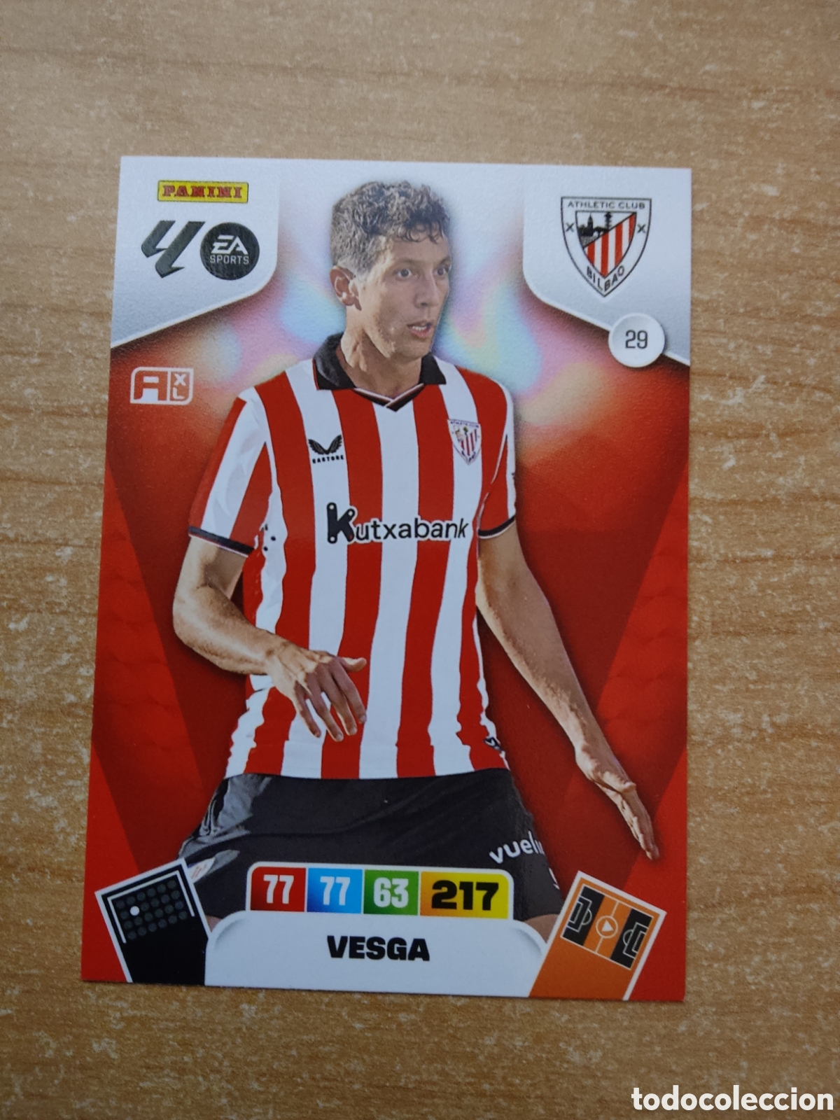 Figurine di Calcio: 29 VESGA ATHLETIC CLUB ADRENALYN XL LIGA 2025 2026