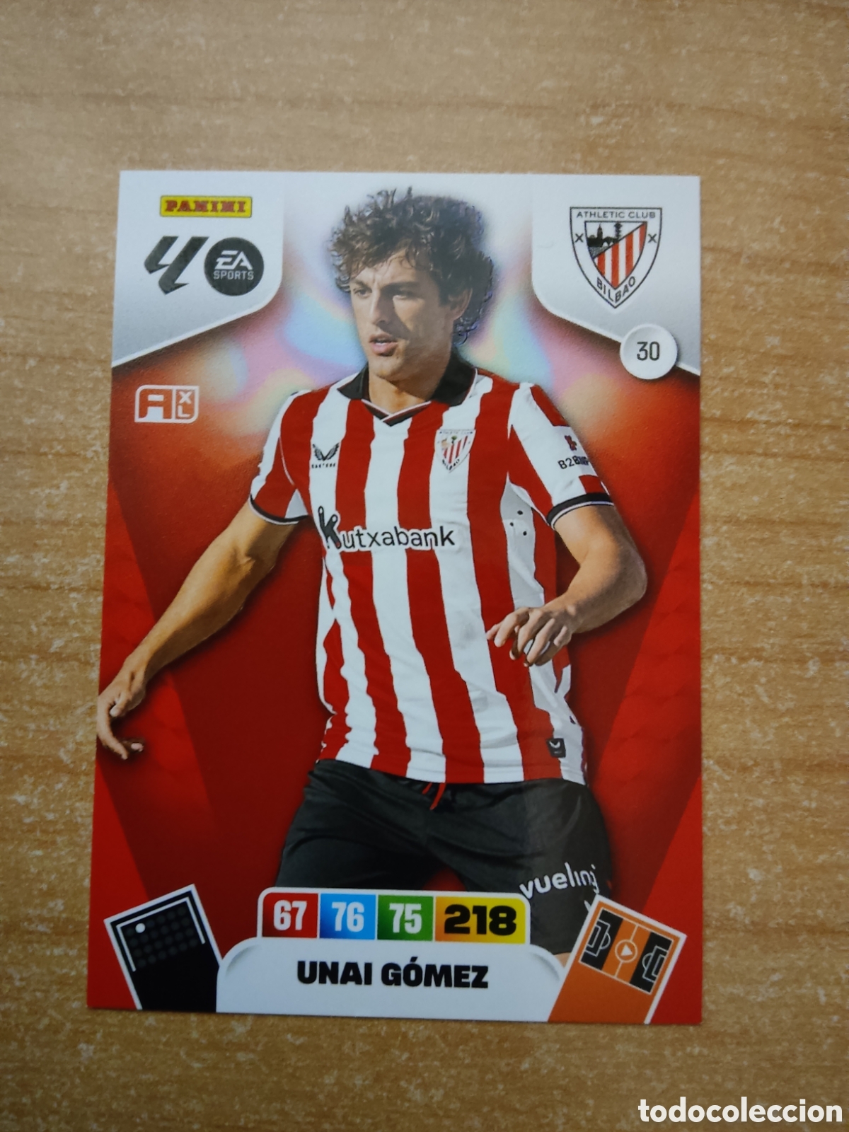 Cromos de f&uacute;tbol: 30 UNAI GOMEZ ATHLETIC CLUB ADRENALYN XL LIGA 2025 2026