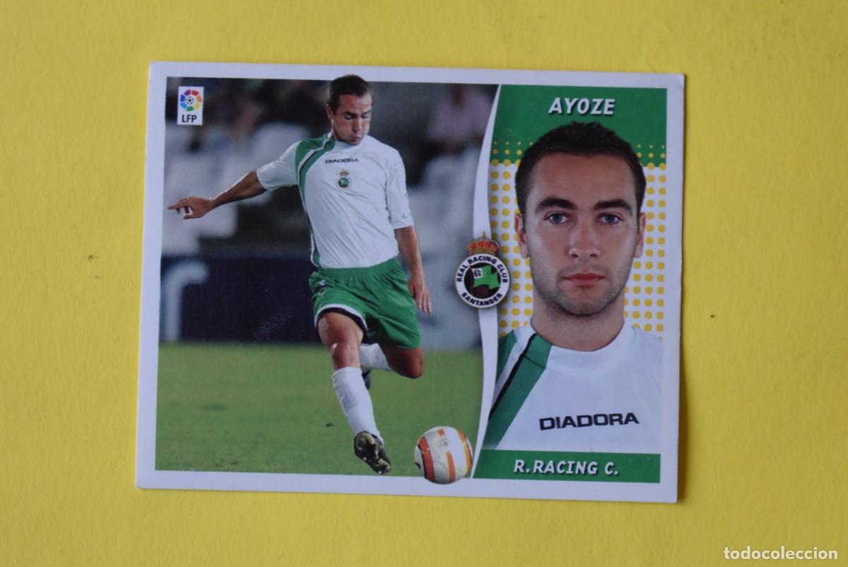 Cromos de f&uacute;tbol: Cromo Liga 2006 2007. 06 07. Ayoze. Racing de Santander. Colecciones ESTE. Sin pegar