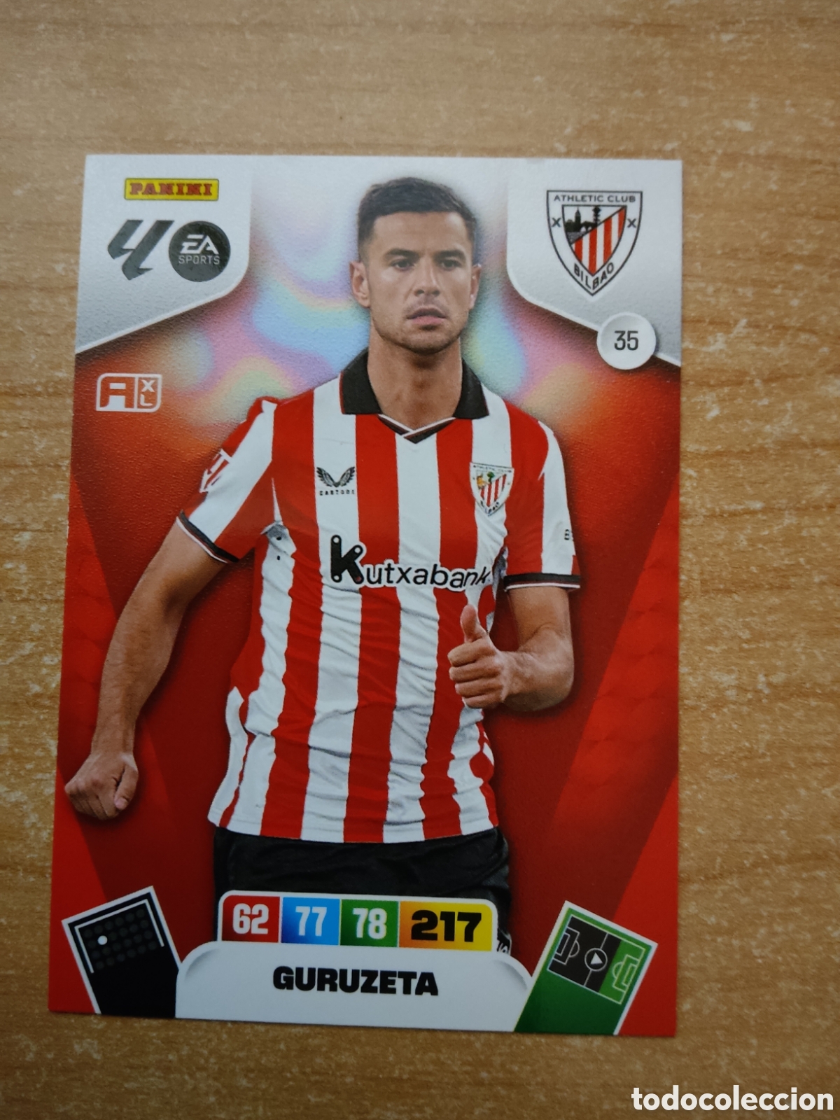 Cromos de f&uacute;tbol: 35 GURUZETA ATHLETIC CLUB ADRENALYN XL LIGA 2025 2026