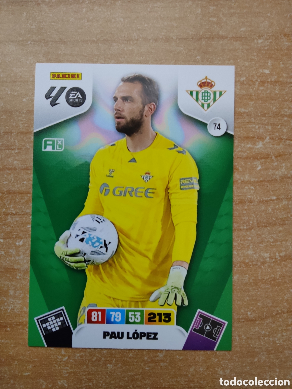 Cromos de f&uacute;tbol: 74 PAU LOPEZ REAL BETIS ADRENALYN XL LIGA 2025 2026