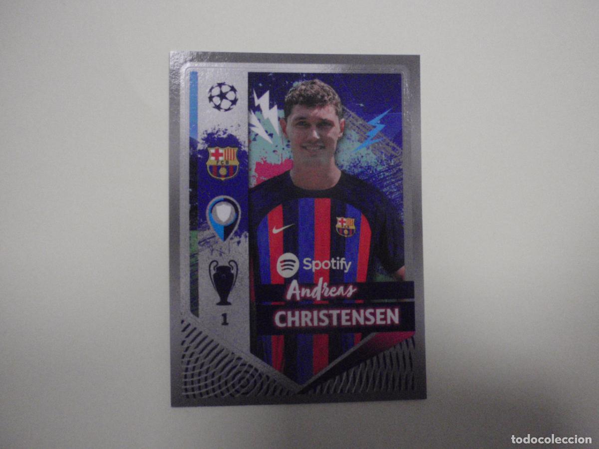 Cromos de f&uacute;tbol: Cromo f&uacute;tbol N&ordm; 192 CHRISTENSEN Barcelona. UEFA Champions League 2022 2023 TOPPS Stickers 22 23
