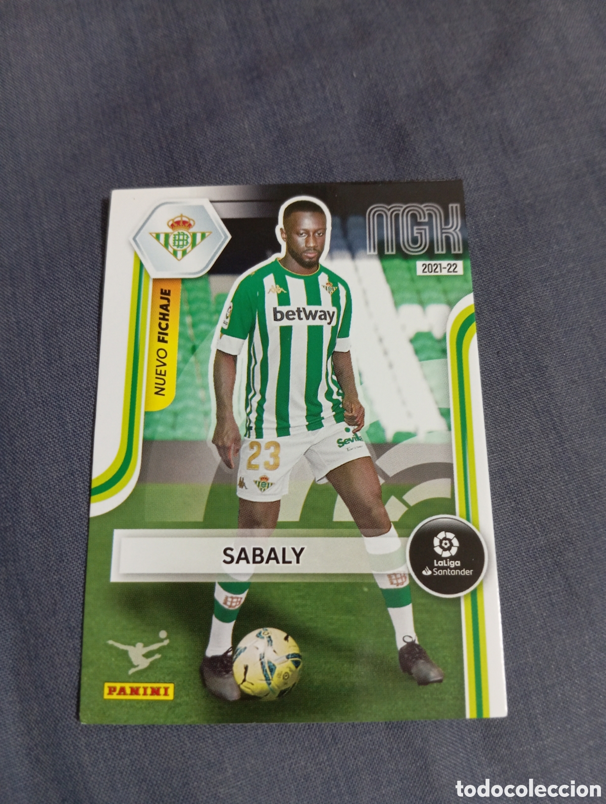 Cromos de f&uacute;tbol: Sabaly Betis NUEVO FICHAJE n&deg;434 / PANINI MEGACRACKS 2021/2022