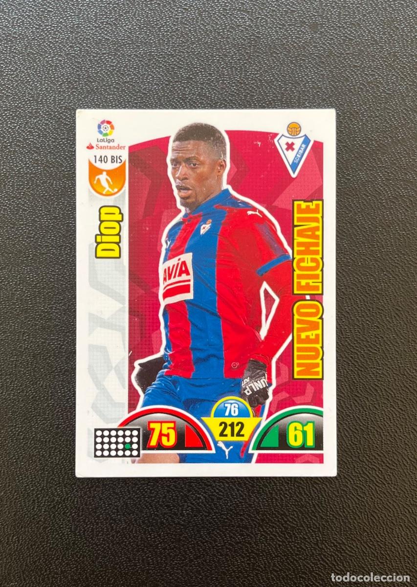 Cromos de f&uacute;tbol: 140 BIS DIOP SD EIBAR NUEVO FICHAJE ADRENALYN 2017 2018 CROMO PANINI LA LIGA SANTANDER 17 18