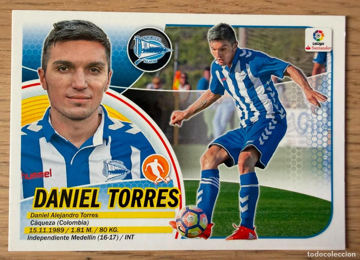 Cromos de f&uacute;tbol: 8 DANIEL TORRES ALAVES 2&ordm; EDICION 16 17 2016 2017 LIGA SANTANDER COLECCIONES ESTE SIN PEGAR STICKER