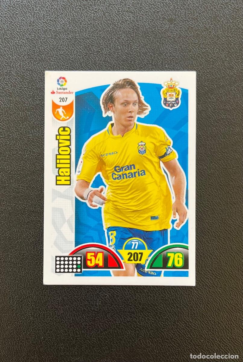 Cromos de f&uacute;tbol: 207 HALILOVIC UD LAS PALMAS ADRENALYN 2017 2018 CROMO PANINI LA LIGA SANTANDER 17 18