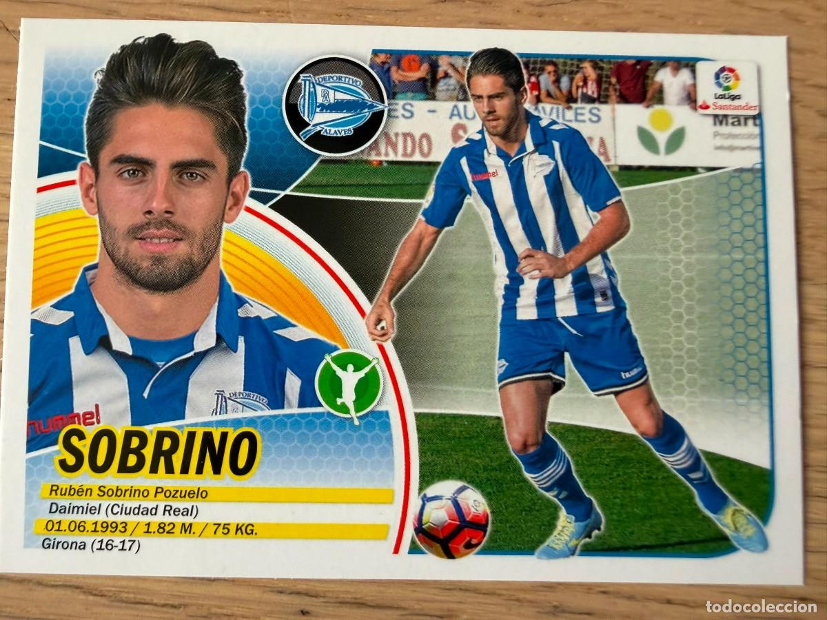 Figurine di Calcio: 15 SOBRINO ALAVES 2&ordm; EDICION 16 17 2016 2017 LIGA SANTANDER COLECCIONES ESTE SIN PEGAR STICKER