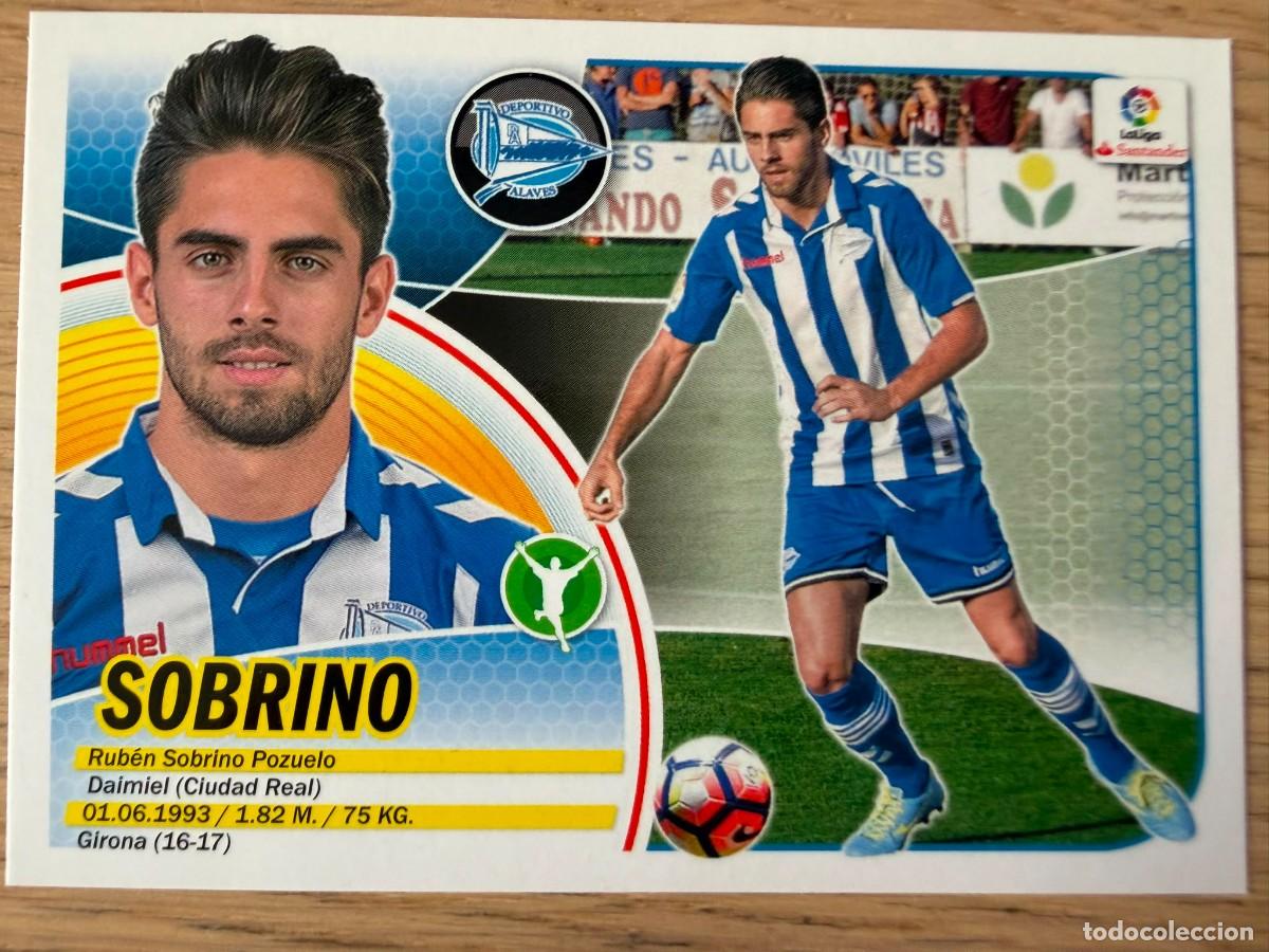 Figurine di Calcio: 15 SOBRINO ALAVES 2&ordm; EDICION 16 17 2016 2017 LIGA SANTANDER COLECCIONES ESTE SIN PEGAR STICKER