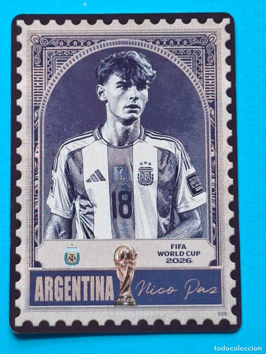 Cromos de f&uacute;tbol: Stamp #509 NICO PAZ (Argentina) - PANINI KAYOU (China) FIFA World Cup 2026