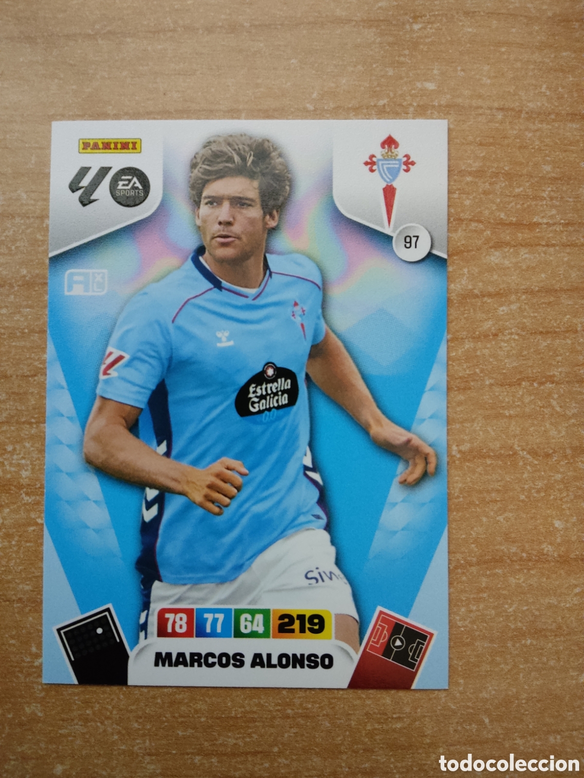 Cromos de f&uacute;tbol: 97 MARCOS ALONSO CELTA ADRENALYN XL LIGA 2025 2026