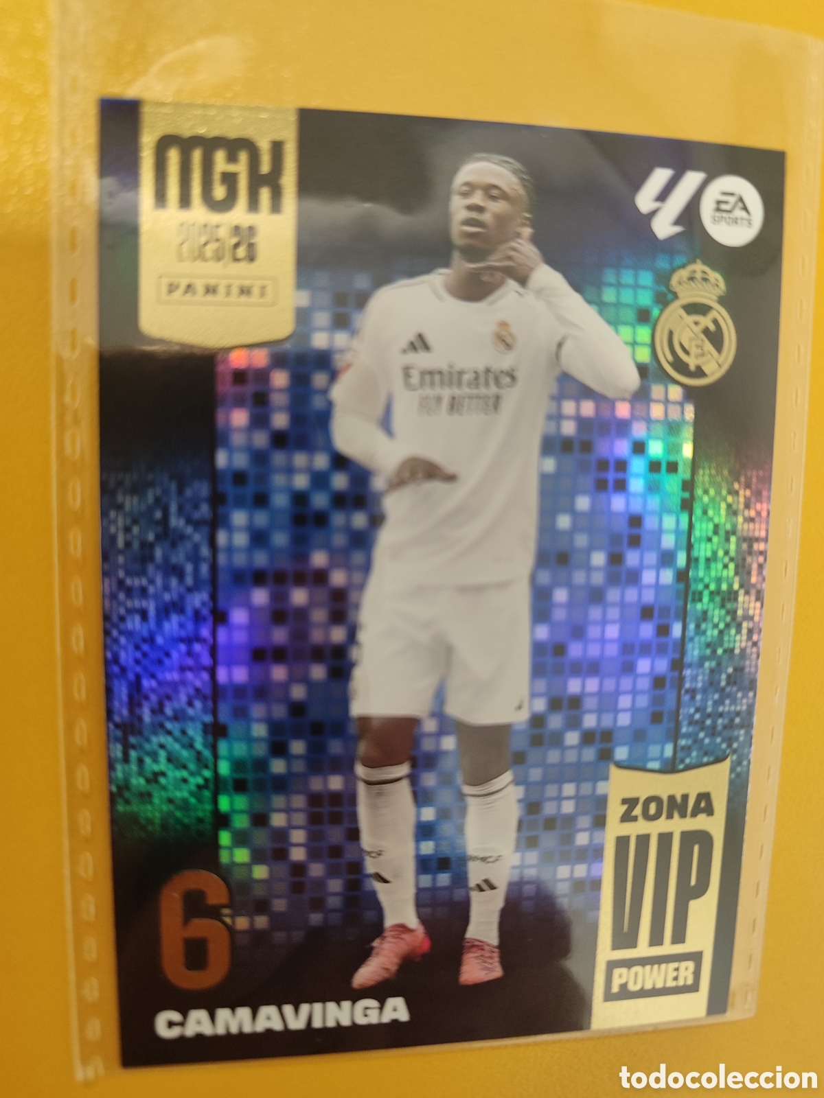 Cromos de f&uacute;tbol: Camavinga 6 Zona VIP Power MGK 25/26