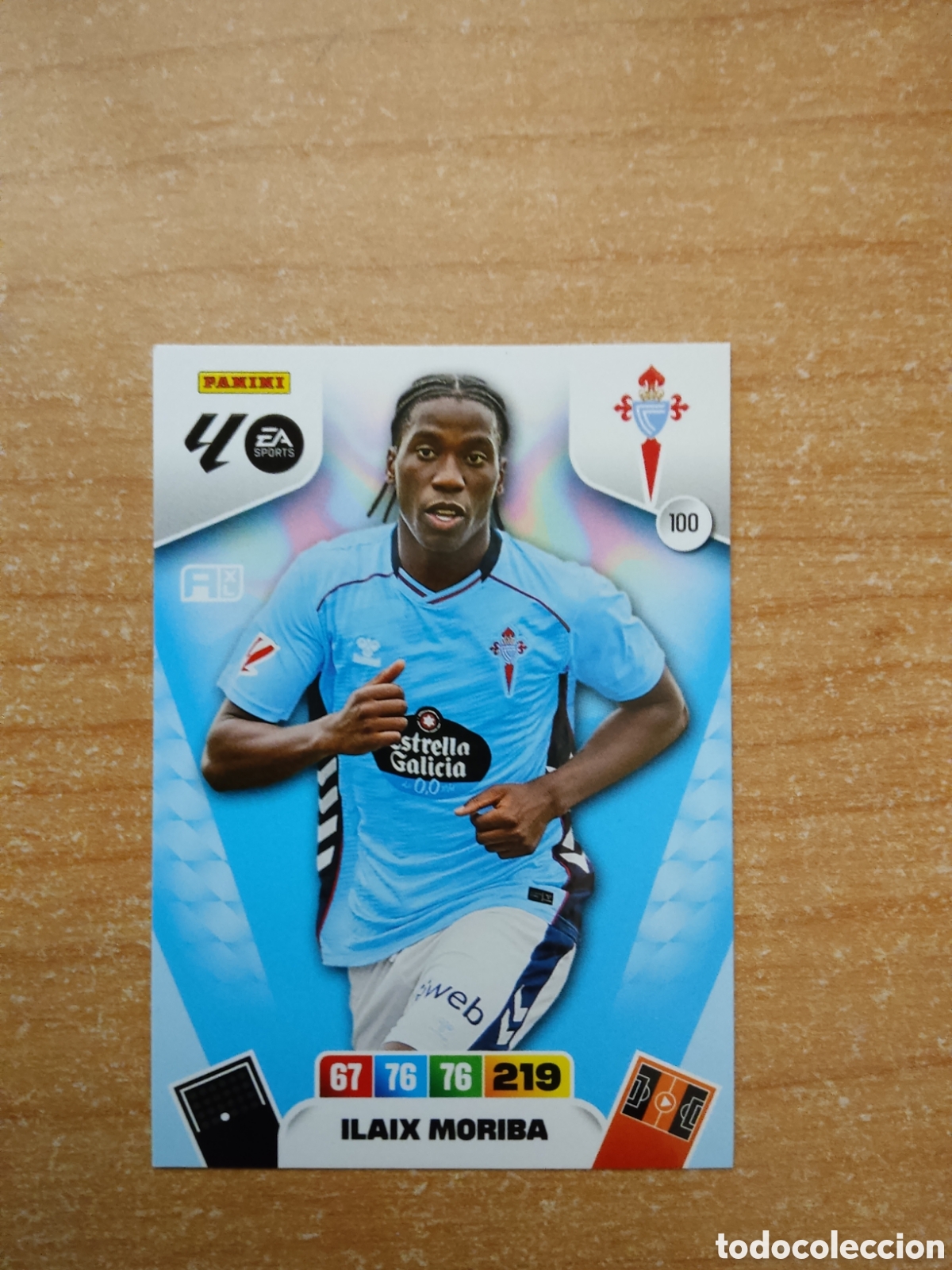 Cromos de f&uacute;tbol: 100 ILAIX MORIBA CELTA ADRENALYN XL LIGA 2025 2026