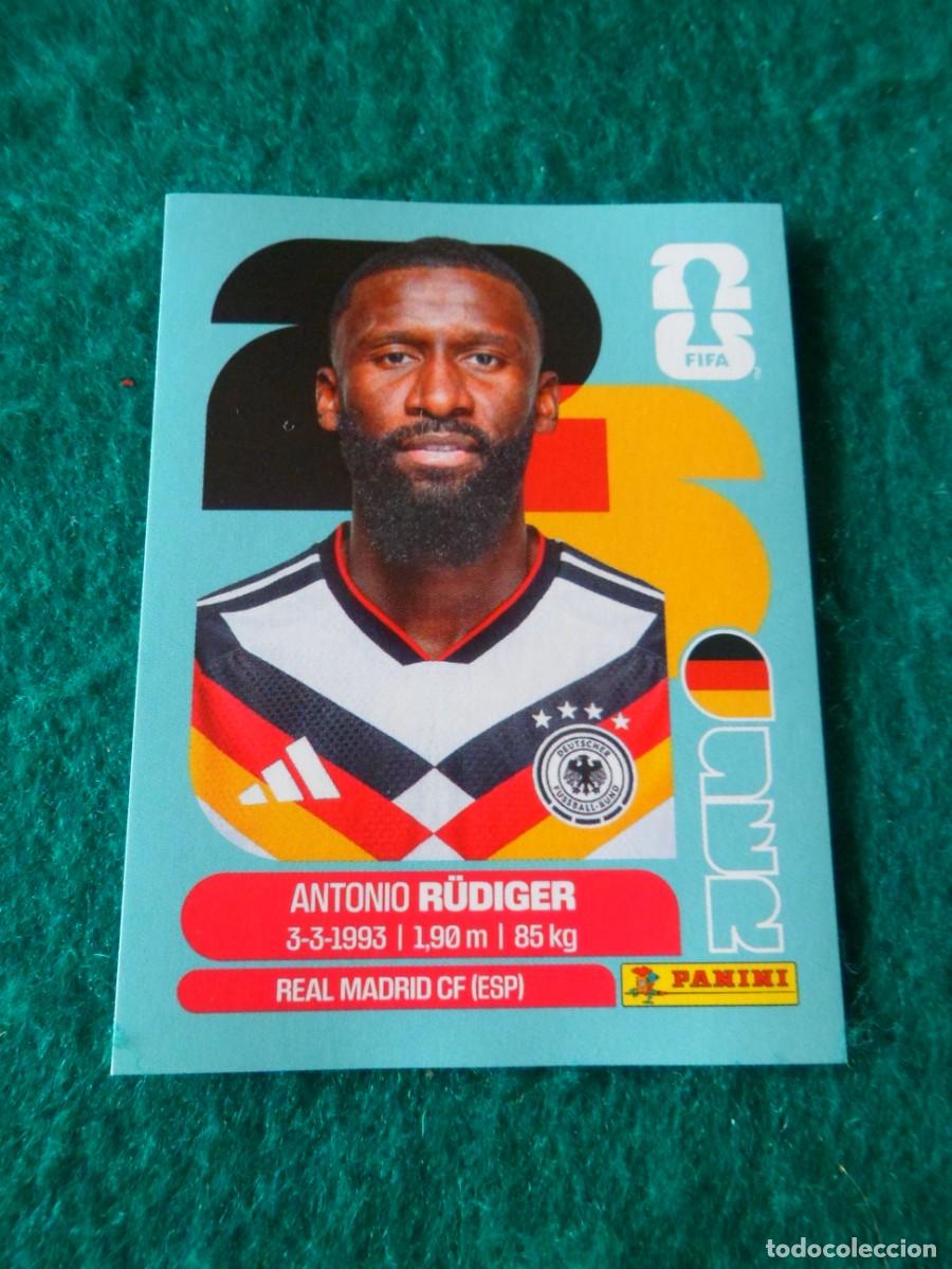 Fu&szlig;ball-Sticker: CROMO FIFA WORLD CUP 2026. PANINI. ANTONIO R&Uuml;DIGER. GER 6