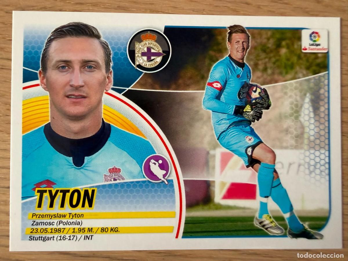 Cromos de f&uacute;tbol: 2A 2 A TYTON DEPORTIVO CORU&Ntilde;A 2&ordm; EDICION 16 17 2016 2017 LIGA SANTANDER COLECCIONES ESTE SIN PEGAR