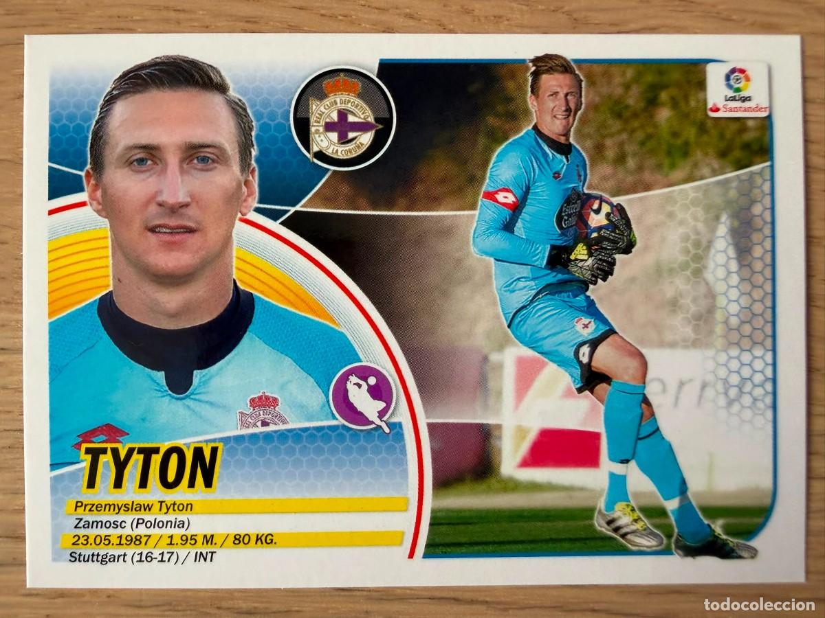 Cromos de f&uacute;tbol: 2A 2 A TYTON DEPORTIVO CORU&Ntilde;A 2&ordm; EDICION 16 17 2016 2017 LIGA SANTANDER COLECCIONES ESTE SIN PEGAR