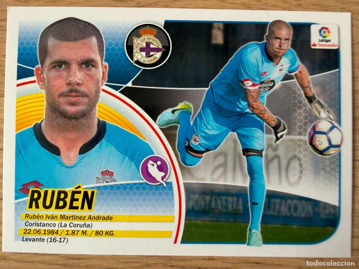 Cromos de f&uacute;tbol: 2B 2 B RUBEN DEPORTIVO CORU&Ntilde;A 2&ordm; EDICION 16 17 2016 2017 LIGA SANTANDER COLECCIONES ESTE SIN PEGAR
