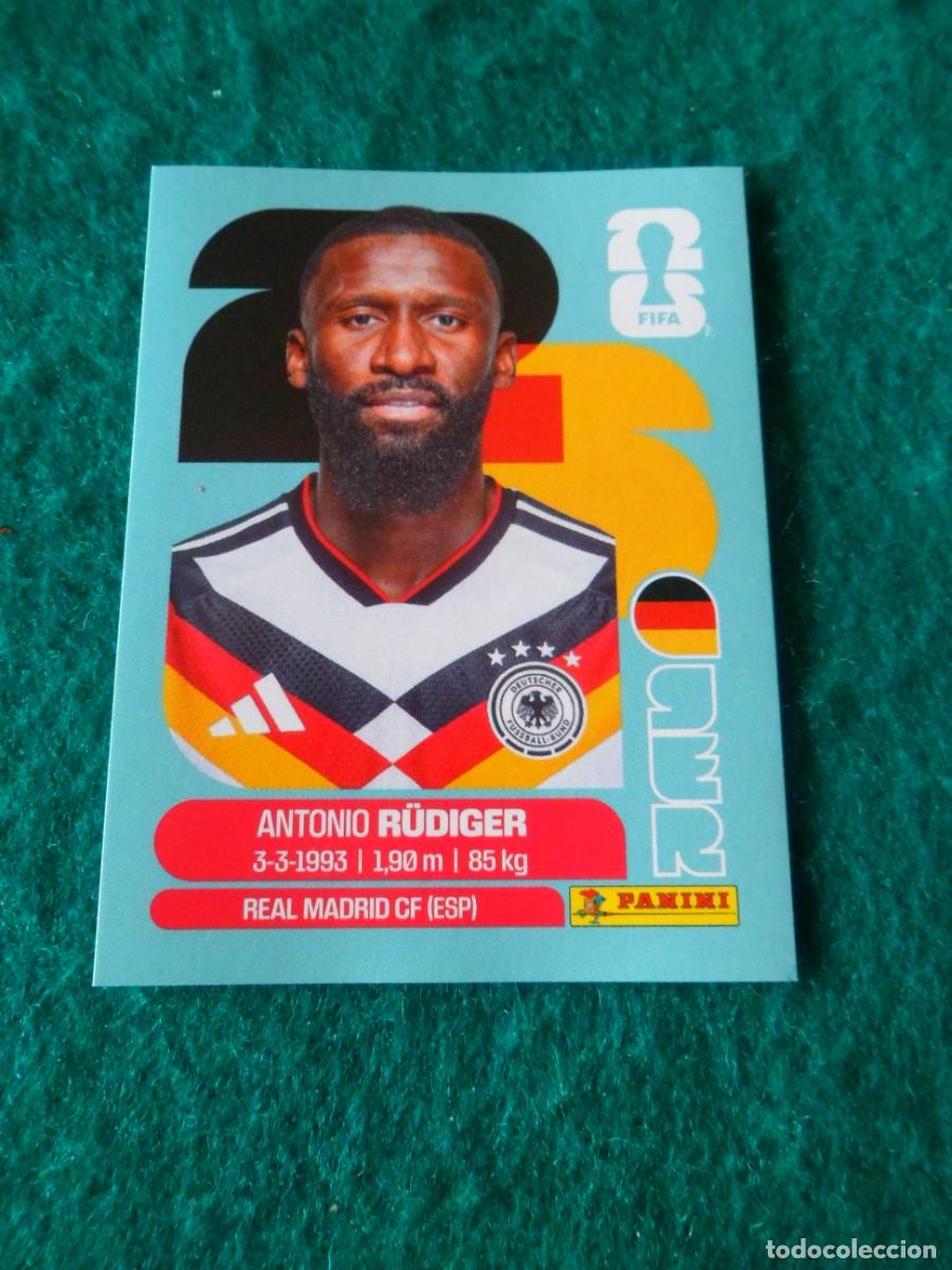 Cromos de Futebol: CROMO FIFA WORLD CUP 2026. PANINI. ANTONIO R&Uuml;DIGER. GER 6