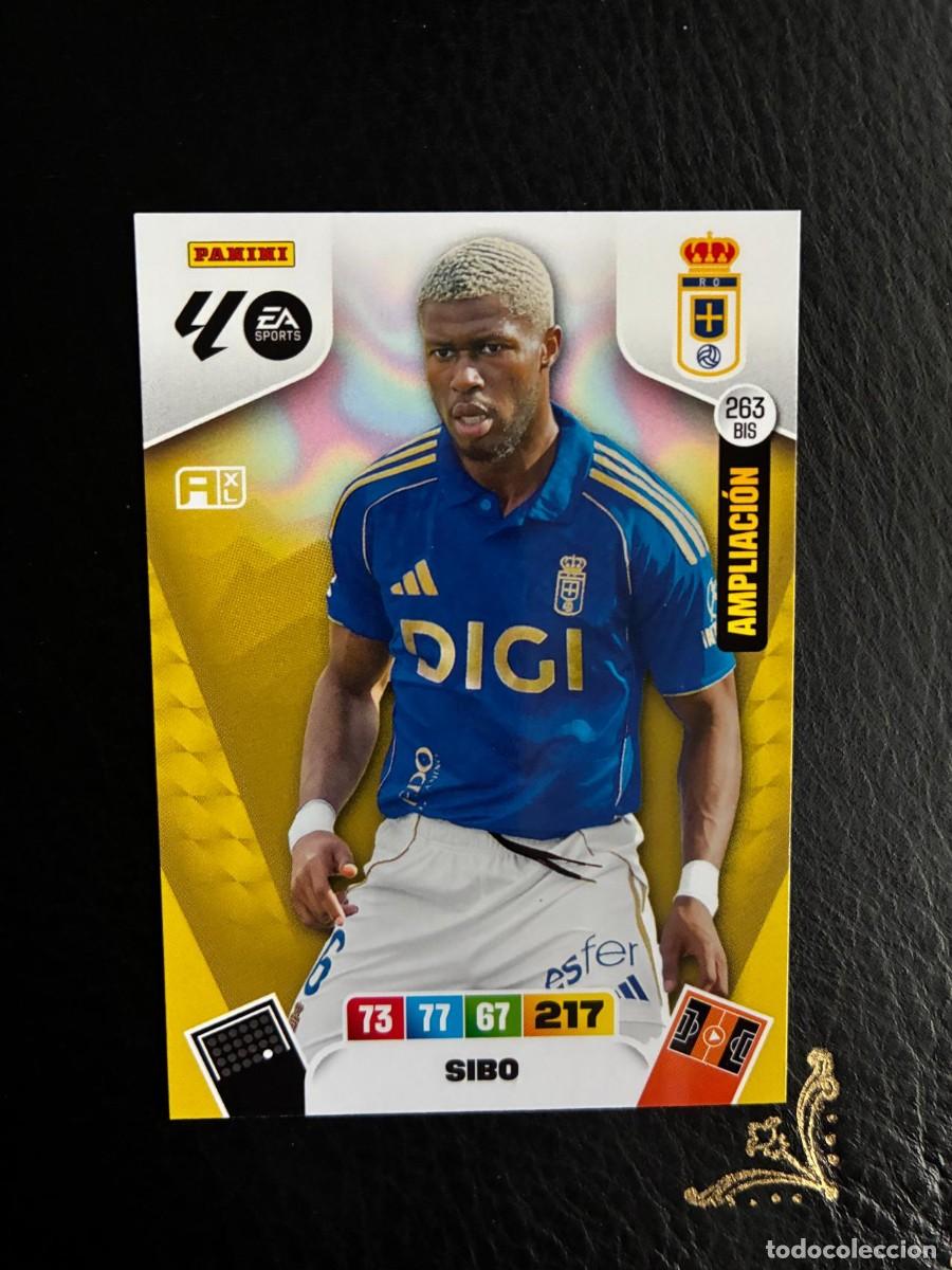 Football Stickers: 263 BIS SIBO AMPLIACION OVIEDO ADRENALYN LIGA 25 26 2025 2026 PANINI album