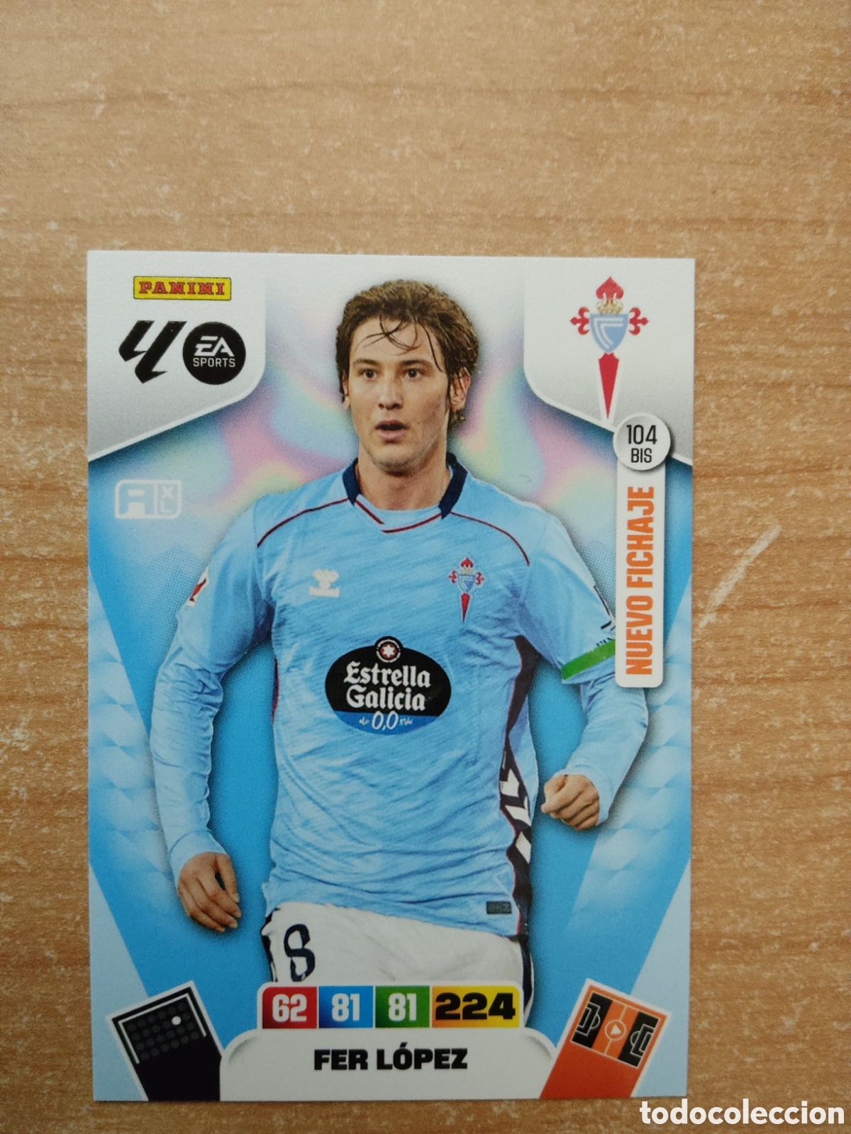Football Stickers: 104 BIS FER LOPEZ NUEVO FICHAJE CELTA ADRENALYN XL LIGA 2025 2026