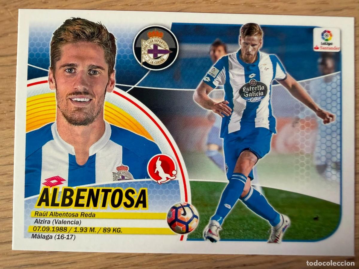 Football Stickers: 4 ALBENTOSA DEPORTIVO CORU&Ntilde;A 2&ordm; EDICION 16 17 2016 2017 LIGA SANTANDER COLECCIONES ESTE SIN PEGAR