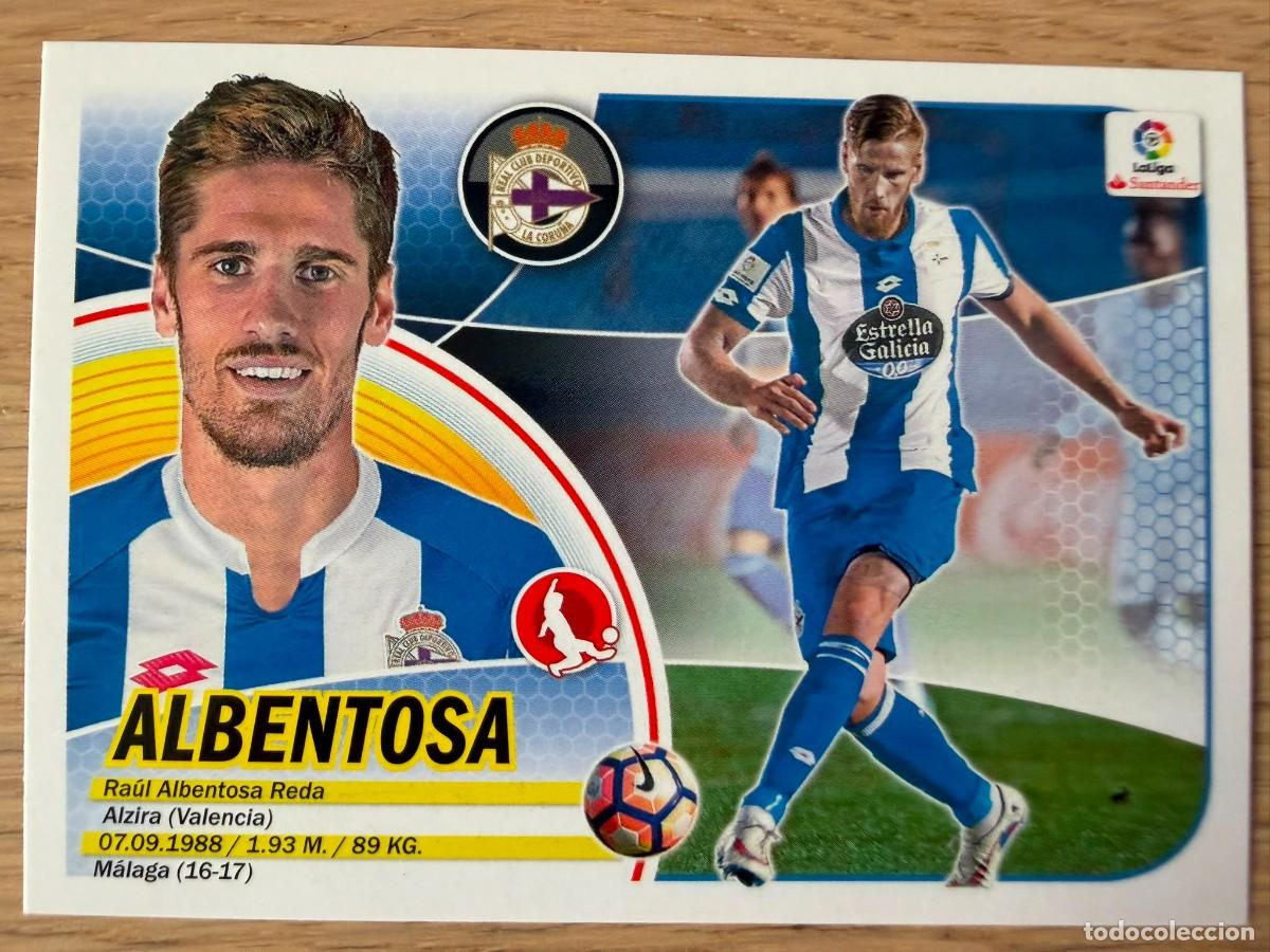 Cartes &agrave; collectionner de Football: 4 ALBENTOSA DEPORTIVO CORU&Ntilde;A 2&ordm; EDICION 16 17 2016 2017 LIGA SANTANDER COLECCIONES ESTE SIN PEGAR