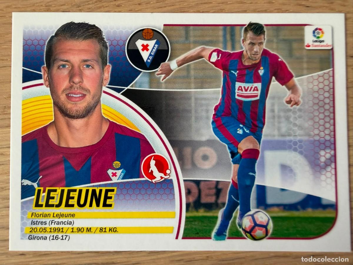 Cromos de f&uacute;tbol: 6 LEJEUNE EIBAR 2&ordm; EDICION 16 17 2016 2017 LIGA SANTANDER COLECCIONES ESTE SIN PEGAR STICKER