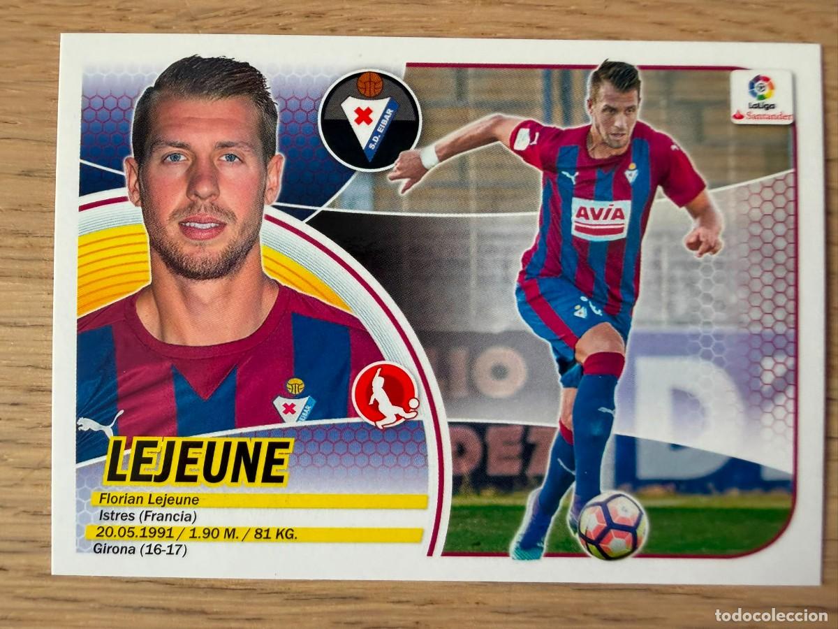 Cromos de f&uacute;tbol: 6 LEJEUNE EIBAR 2&ordm; EDICION 16 17 2016 2017 LIGA SANTANDER COLECCIONES ESTE SIN PEGAR STICKER