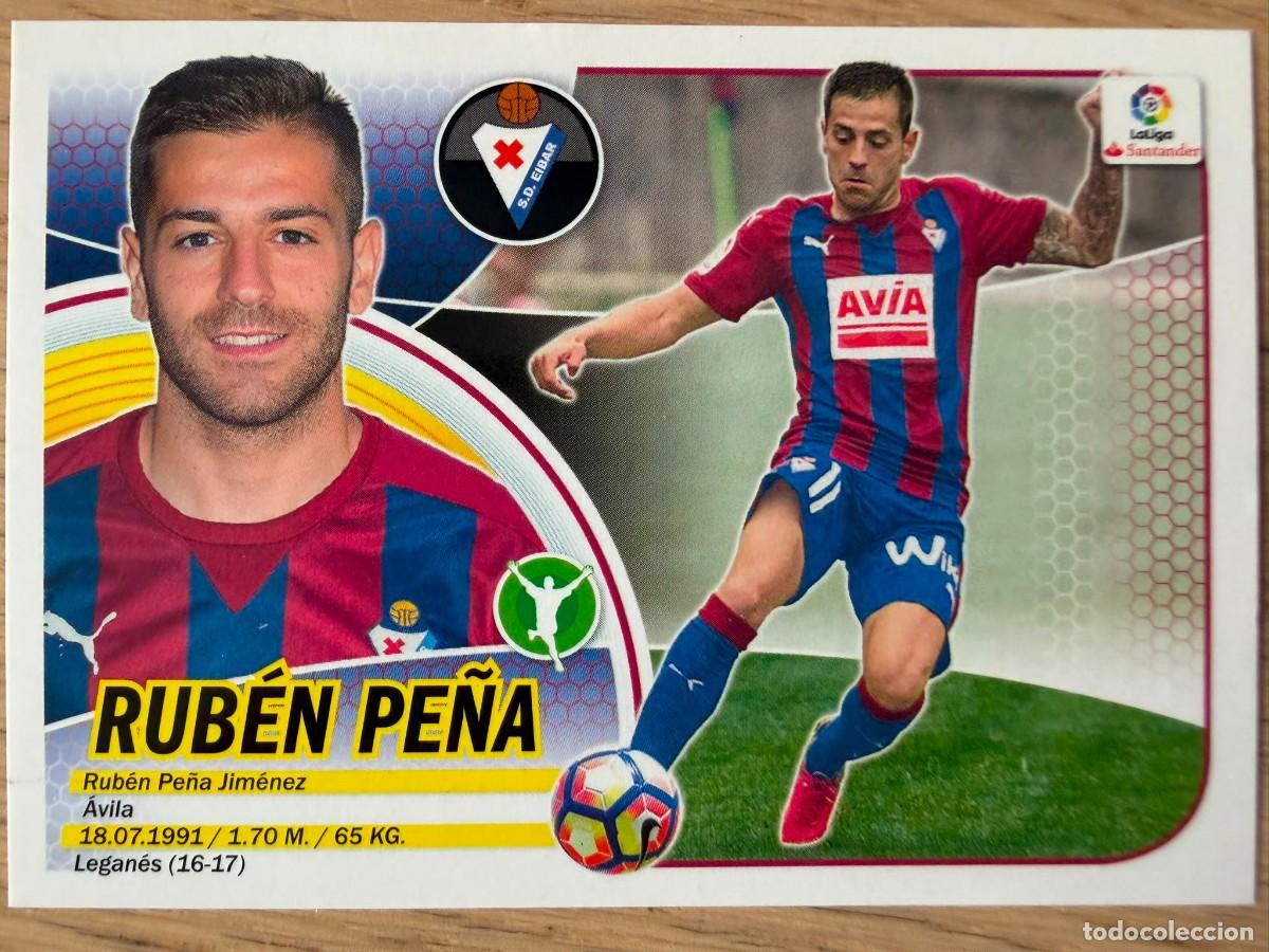 Cromos de f&uacute;tbol: 14 RUBEN PE&Ntilde;A EIBAR 2&ordm; EDICION 16 17 2016 2017 LIGA SANTANDER COLECCIONES ESTE SIN PEGAR STICKER