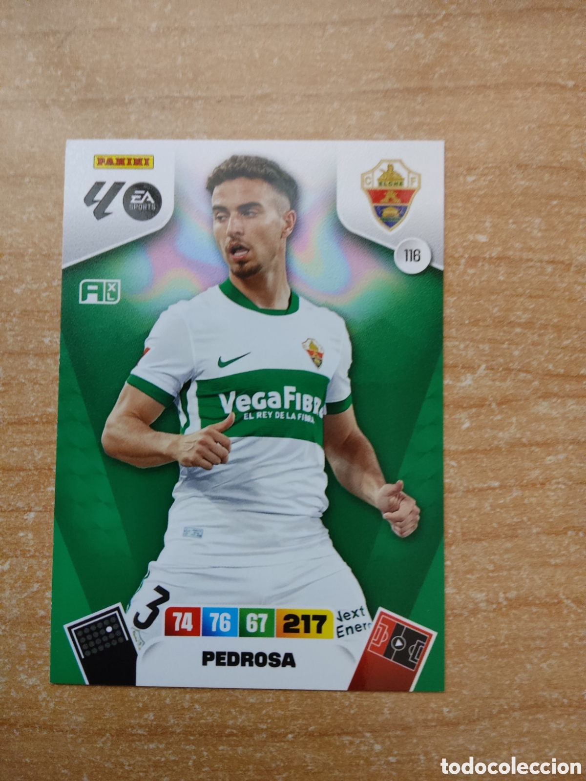 Cromos de f&uacute;tbol: 116 PEDROSA ELCHE ADRENALYN XL LIGA 2025 2026