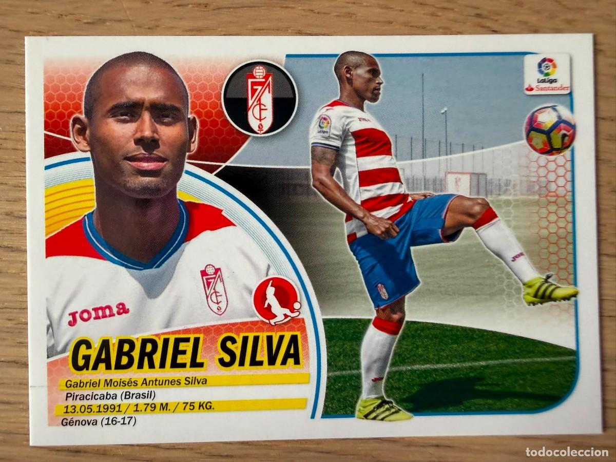 Cromos de f&uacute;tbol: 7 GABRIEL SILVA GRANADA 2&ordm; EDICION 16 17 2016 2017 LIGA SANTANDER COLECCIONES ESTE SIN PEGAR STICKER