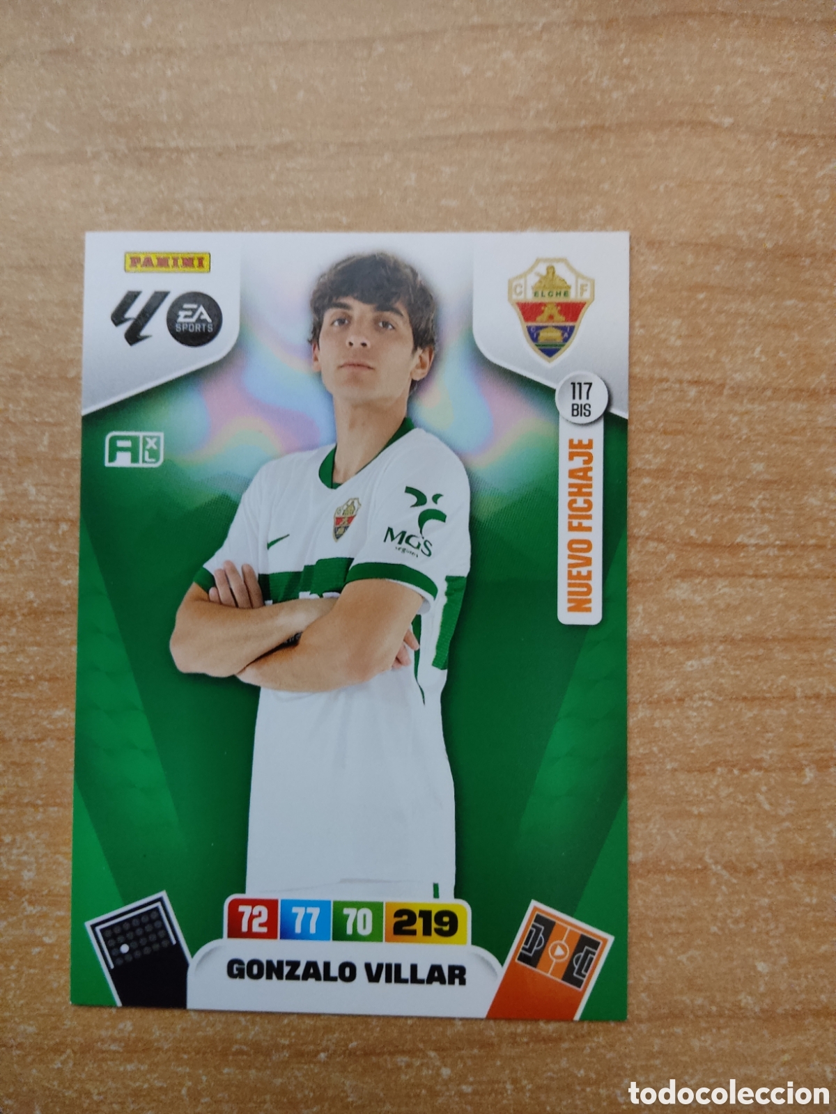 Figurine di Calcio: 117 BIS GONZALO VILLAR ELCHE ADRENALYN XL LIGA 2025 2026