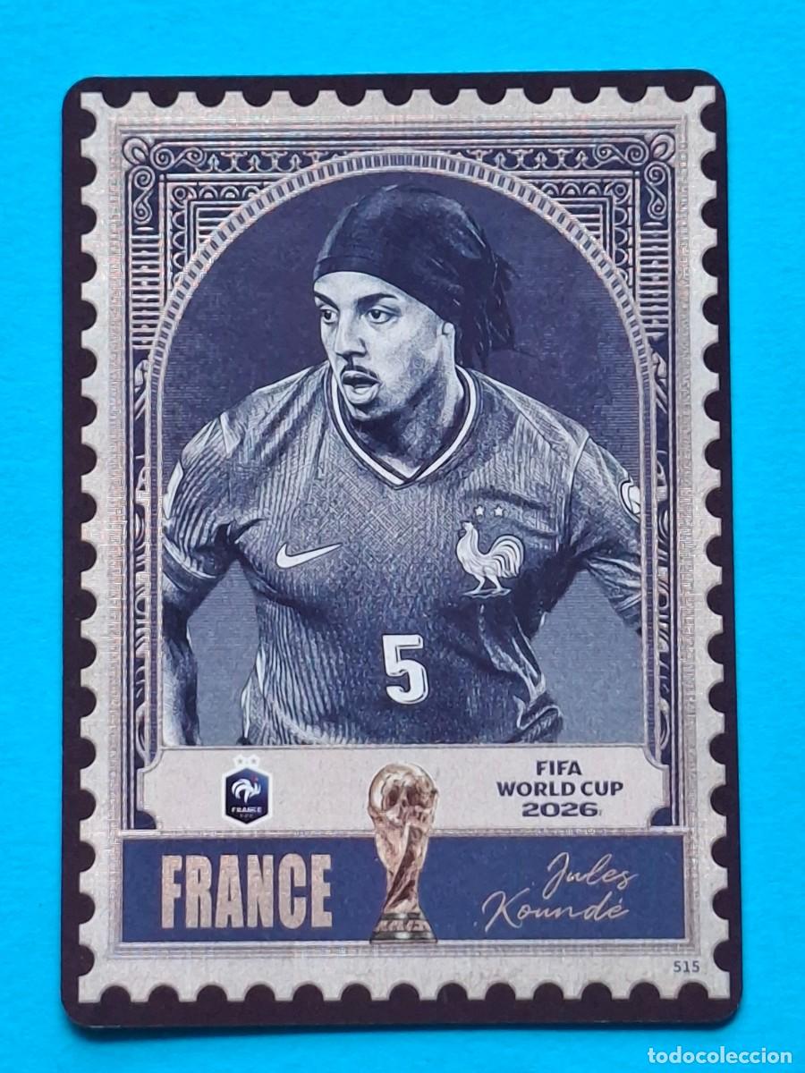 Figurine di Calcio: Stamp #515 JULES KOUND&Eacute; (France) - PANINI KAYOU (China) FIFA World Cup 2026