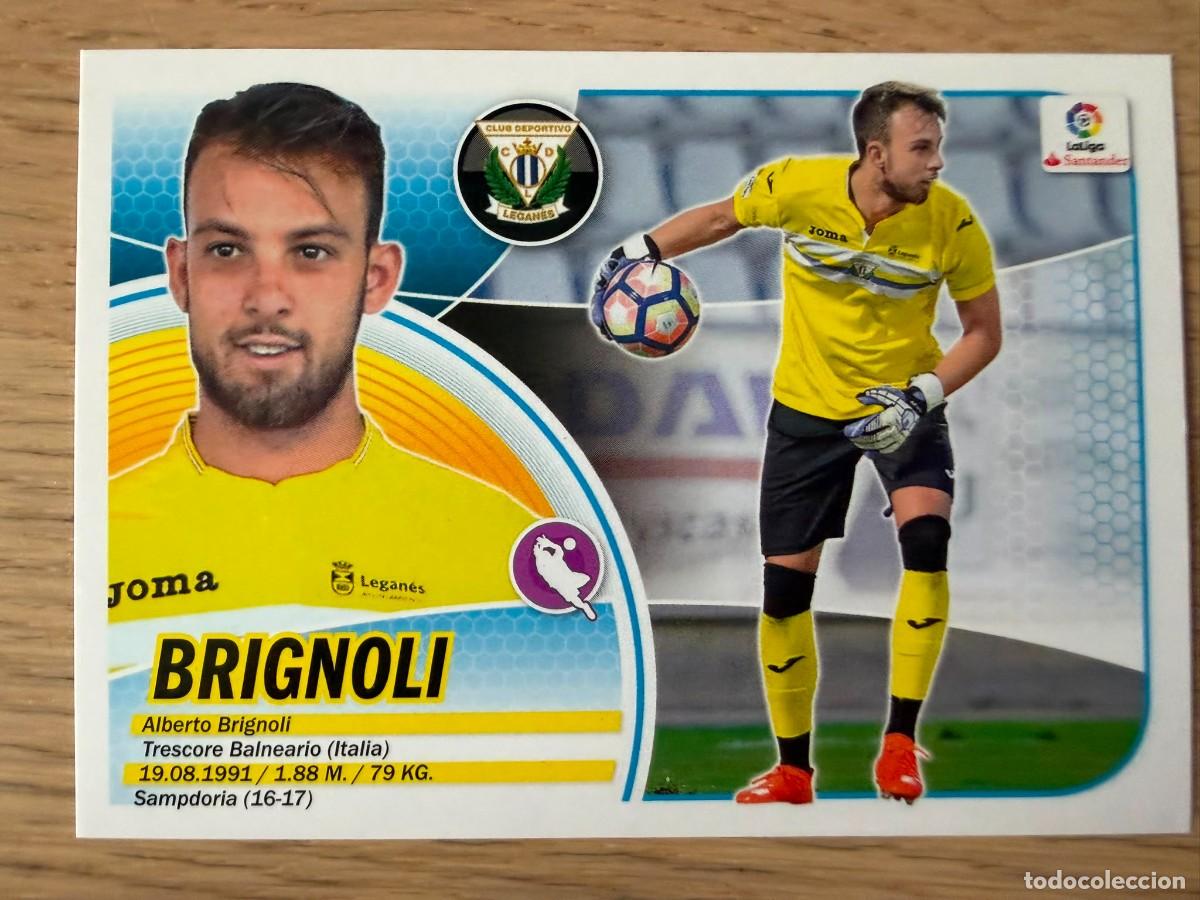 Figurine di Calcio: 2 BRIGNOLI LEGANES 2&ordm; EDICION 16 17 2016 2017 LIGA SANTANDER COLECCIONES ESTE SIN PEGAR STICKER