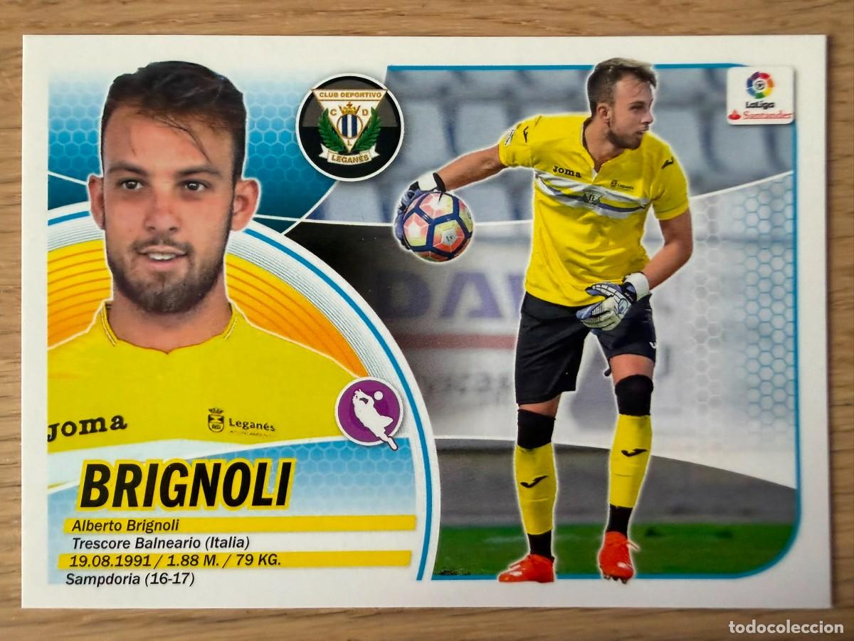Figurine di Calcio: 2 BRIGNOLI LEGANES 2&ordm; EDICION 16 17 2016 2017 LIGA SANTANDER COLECCIONES ESTE SIN PEGAR STICKER