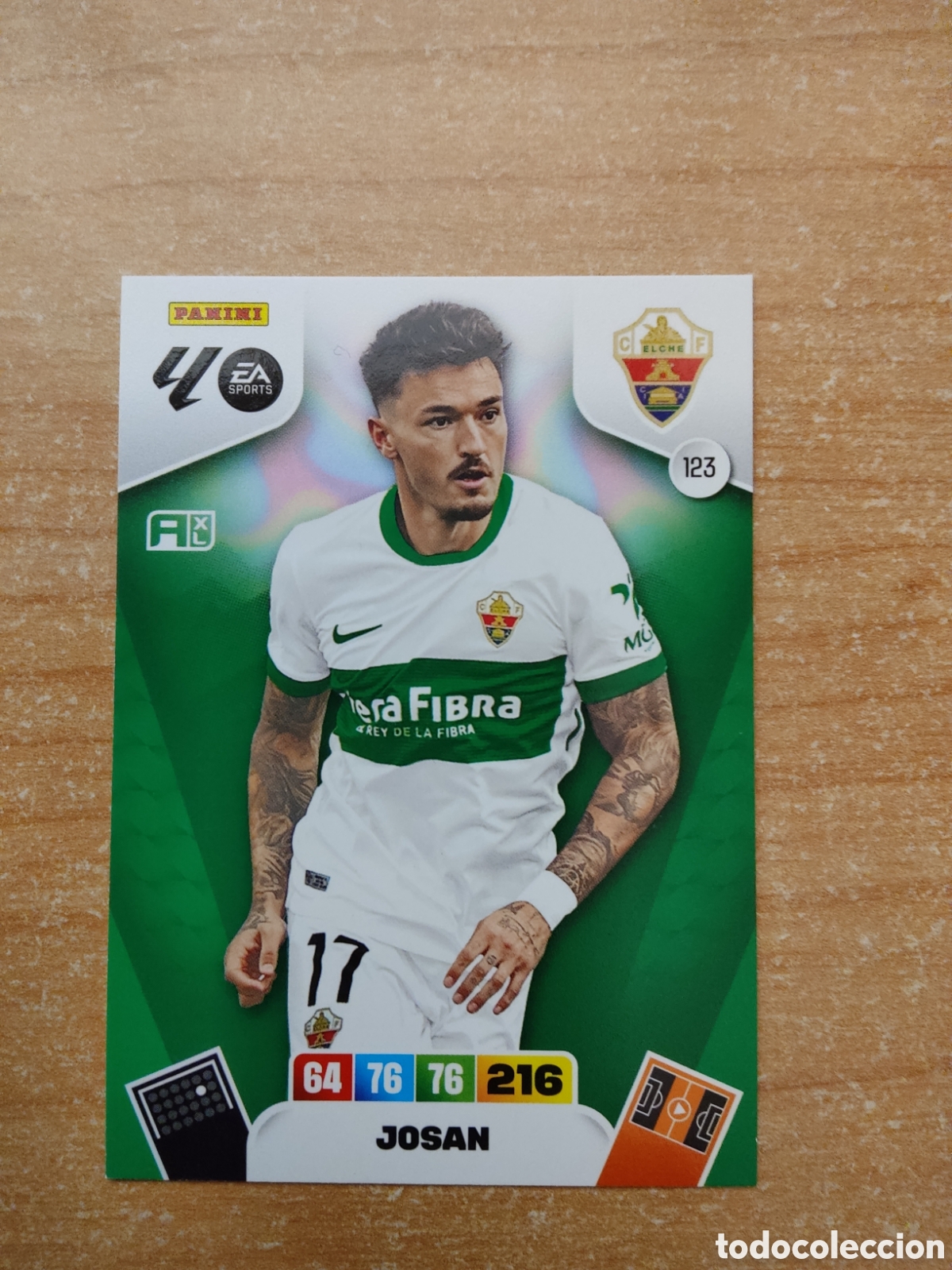 Figurine di Calcio: 123 JOSAN ELCHE ADRENALYN XL LIGA 2025 2026