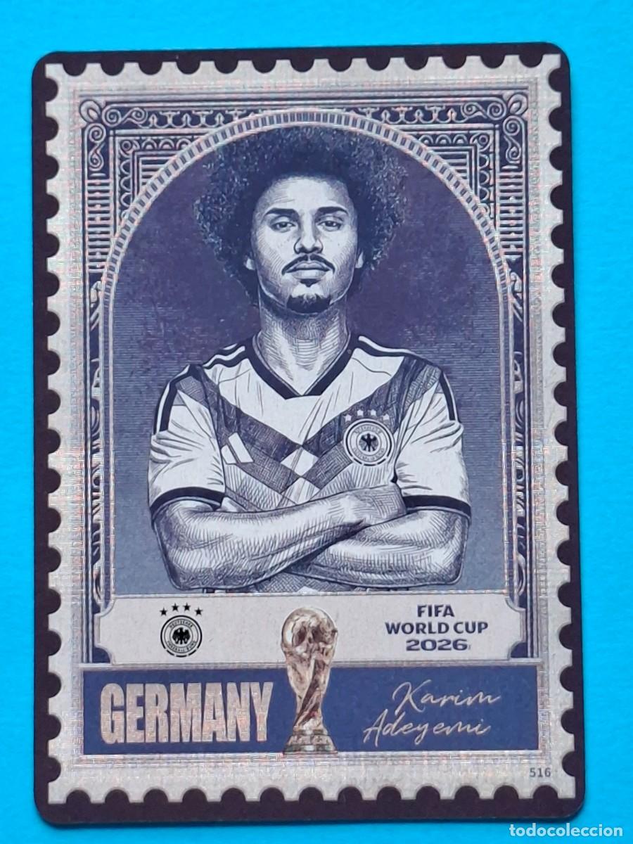 Figurine di Calcio: Stamp #516 KARIM ADEYEMI (Germany) - PANINI KAYOU (China) FIFA World Cup 2026