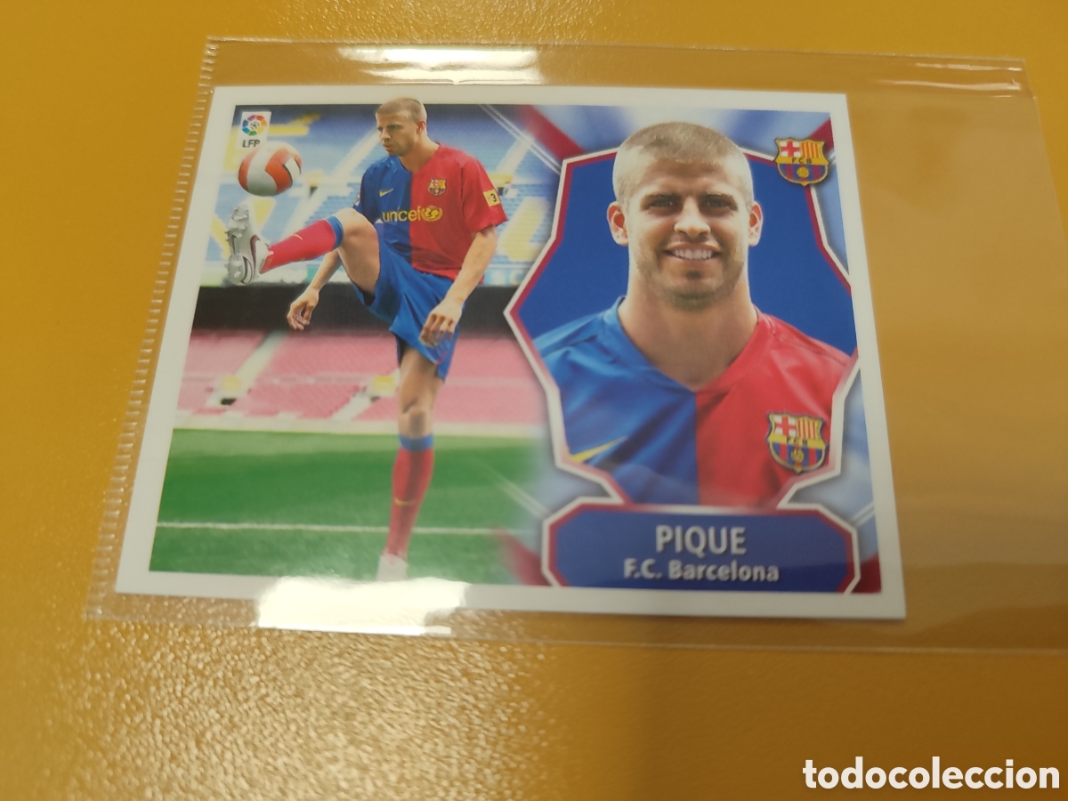 Cromos de f&uacute;tbol: Pique Rookie Bar&ccedil;a, Este 08-09
