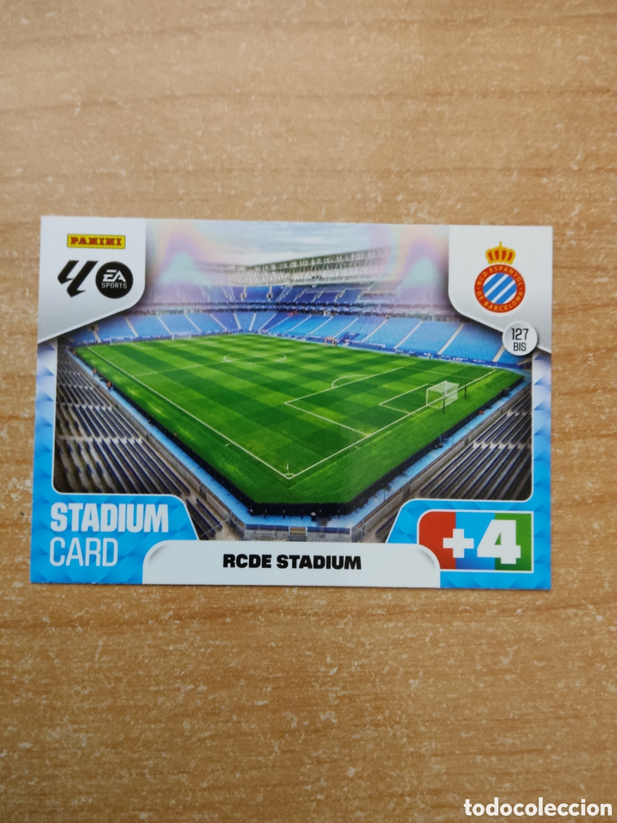 Cromos de f&uacute;tbol: 127 BIS RCDE STADIUM ESPANYOL ADRENALYN XL LIGA 2025 2026