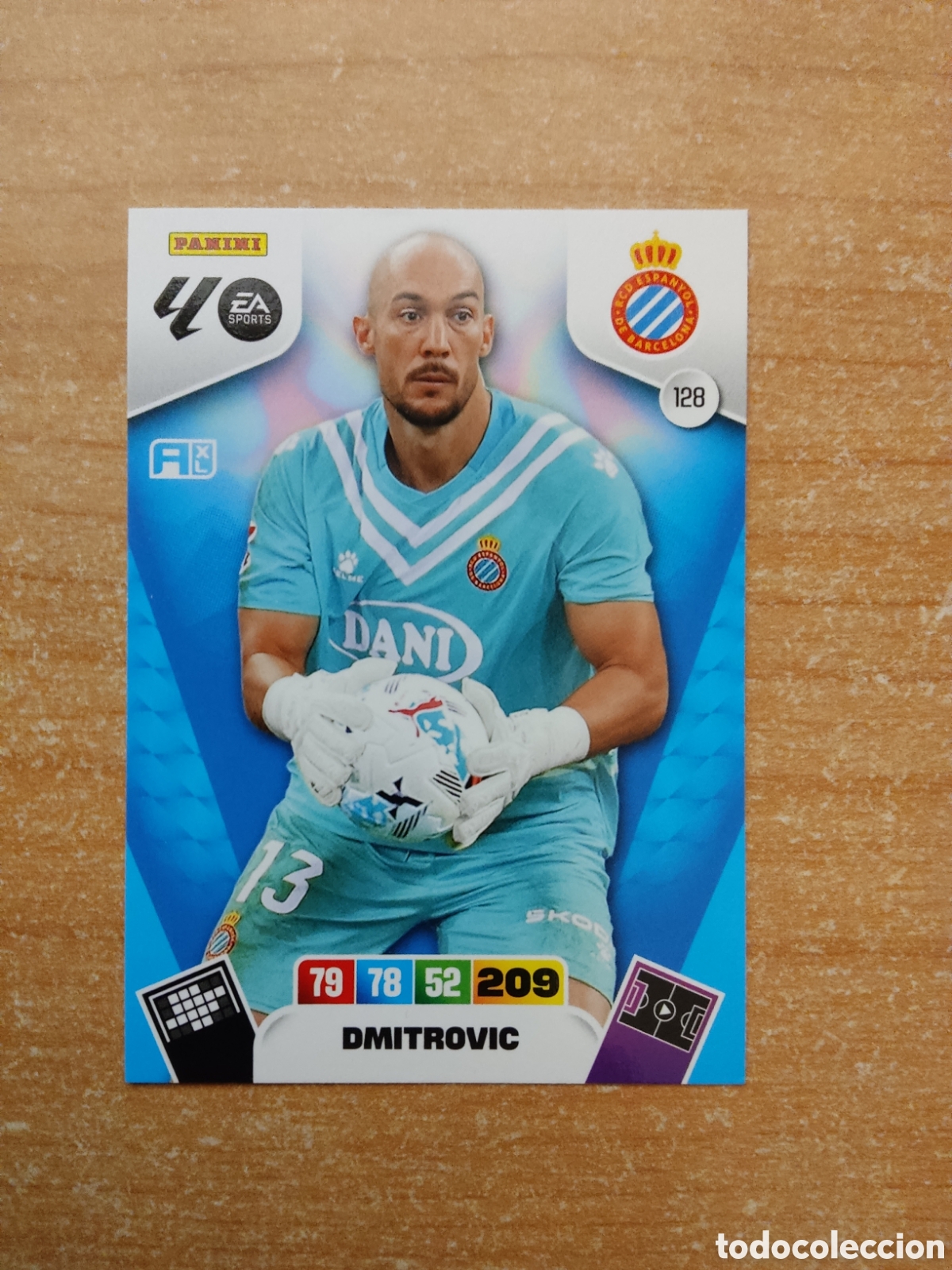 Cromos de f&uacute;tbol: 128 DMITROVIC ESPANYOL ADRENALYN XL LIGA 2025 2026