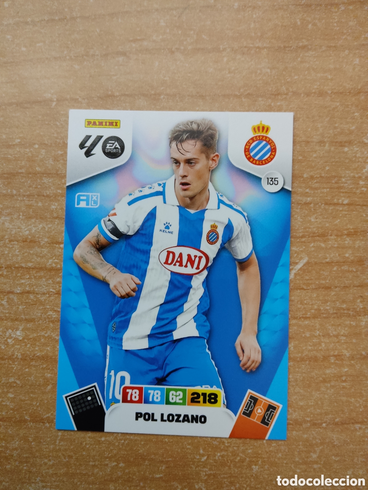 Football Stickers: 135 POL LOZANO ESPANYOL ADRENALYN XL LIGA 2025 2026