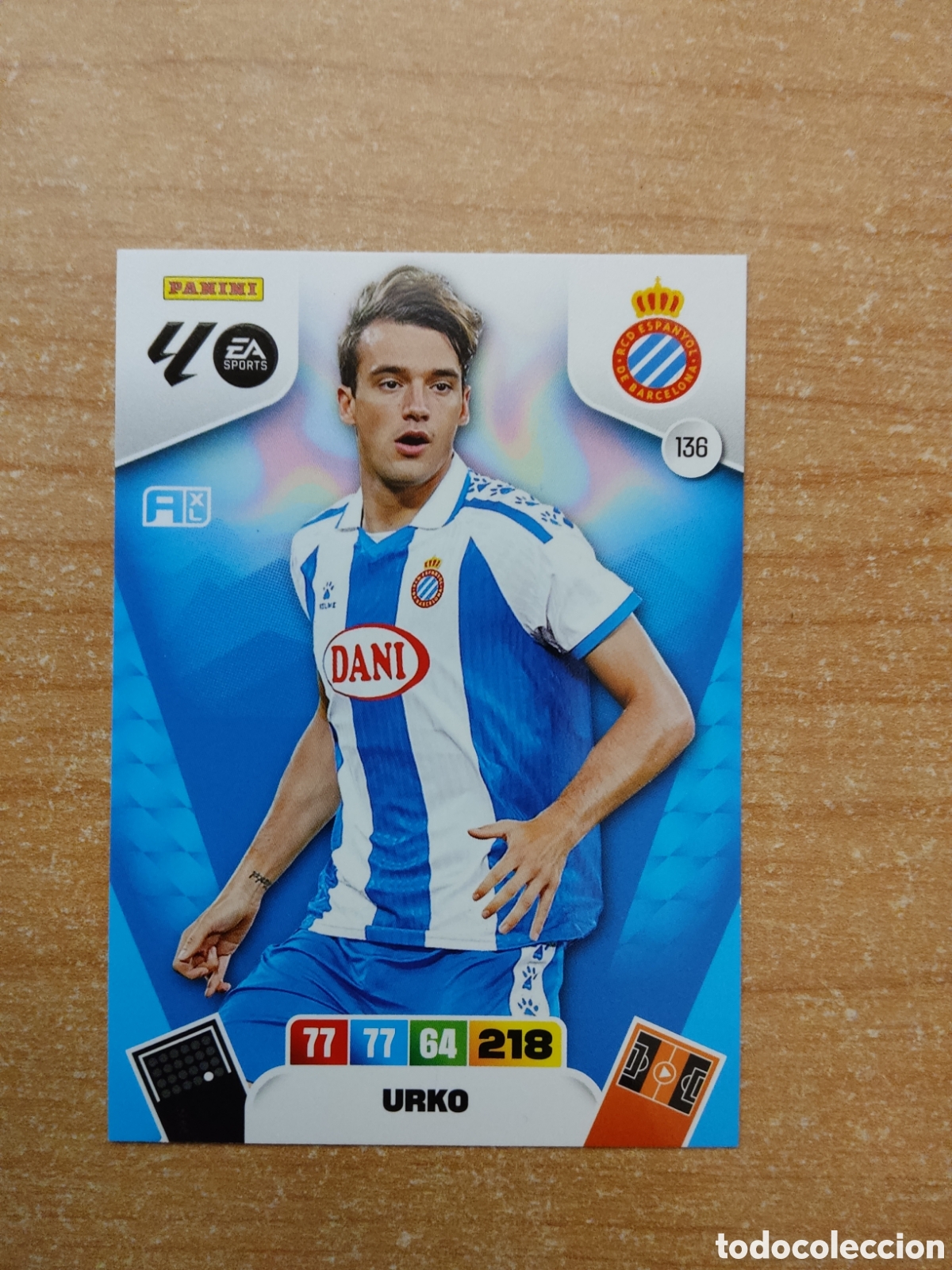 Football Stickers: 136 URKO ESPANYOL ADRENALYN XL LIGA 2025 2026