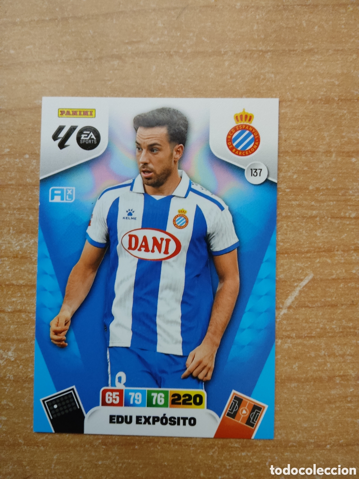 Cromos de f&uacute;tbol: 137 EDU EXPOSITO ESPANYOL ADRENALYN XL LIGA 2025 2026