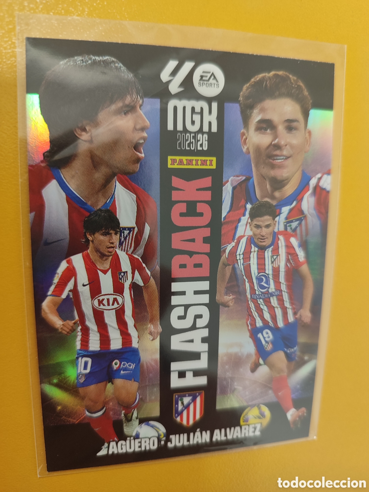 Cromos de f&uacute;tbol: Flash back Ag&uuml;ero - Juli&aacute;n MGK 25/26