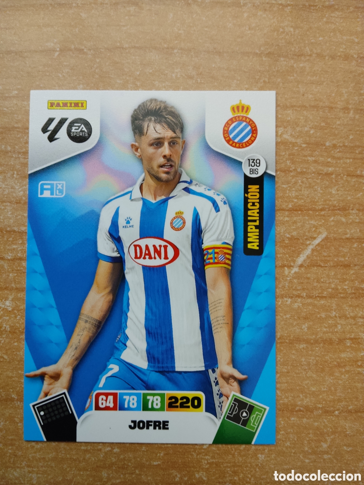Cromos de f&uacute;tbol: 139 BIS JOFRE AMPLIACION ESPANYOL ADRENALYN XL LIGA 2025 2026