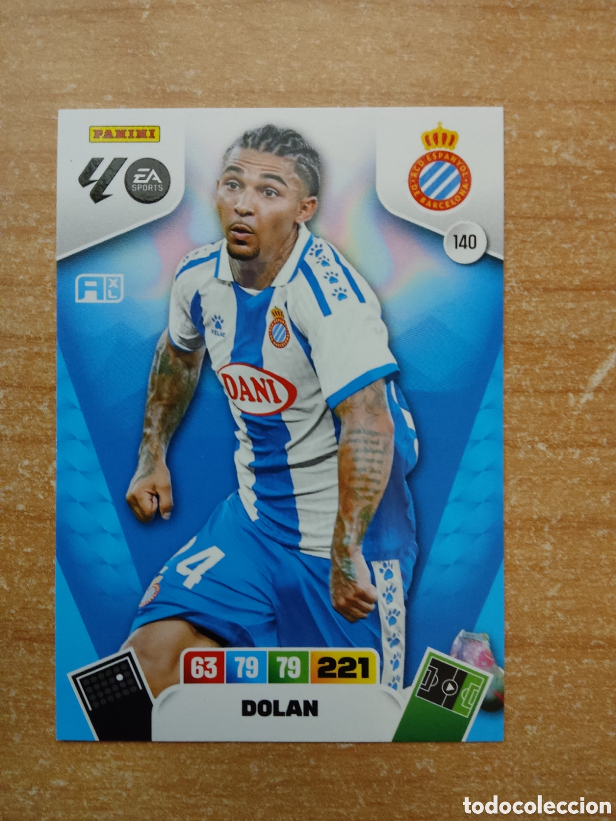 Cromos de f&uacute;tbol: 140 DOLAN ESPANYOL ADRENALYN XL LIGA 2025 2026