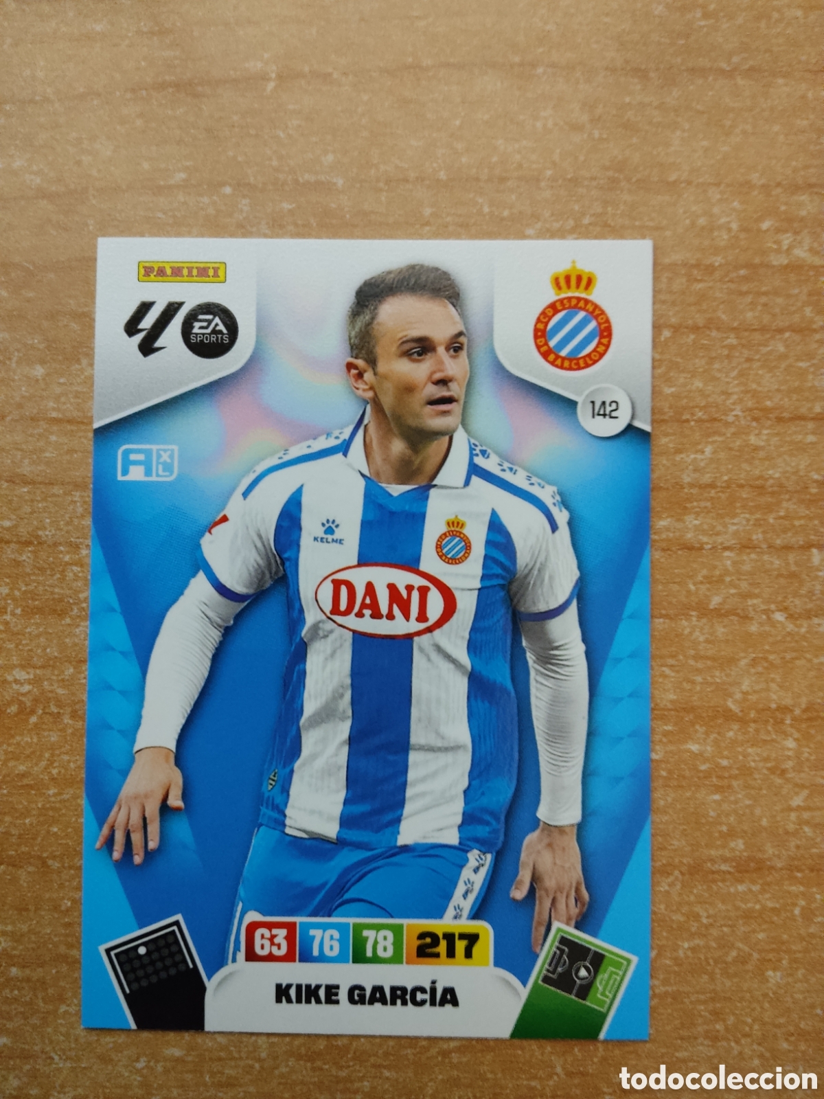 Cromos de f&uacute;tbol: 142 KIKE GARCIA ESPANYOL ADRENALYN XL LIGA 2025 2026