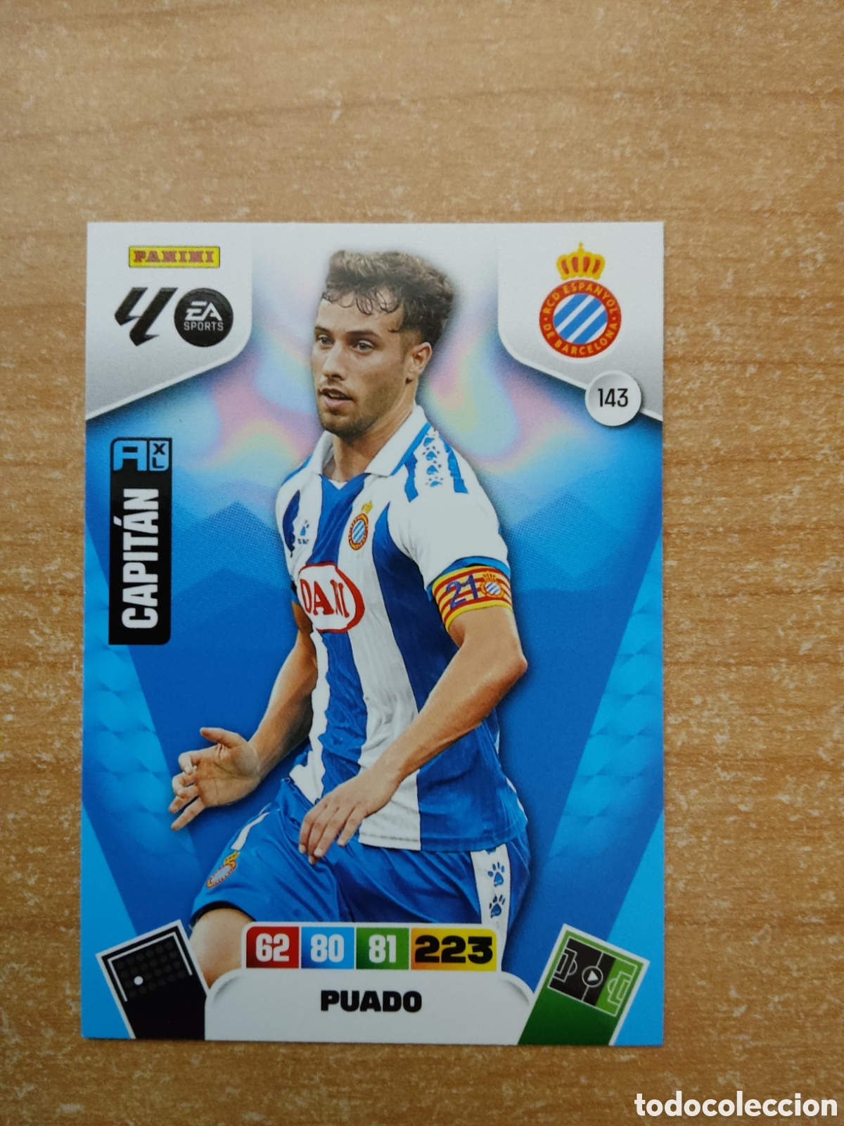 Cromos de f&uacute;tbol: 143 PUADO ESPANYOL ADRENALYN XL LIGA 2025 2026