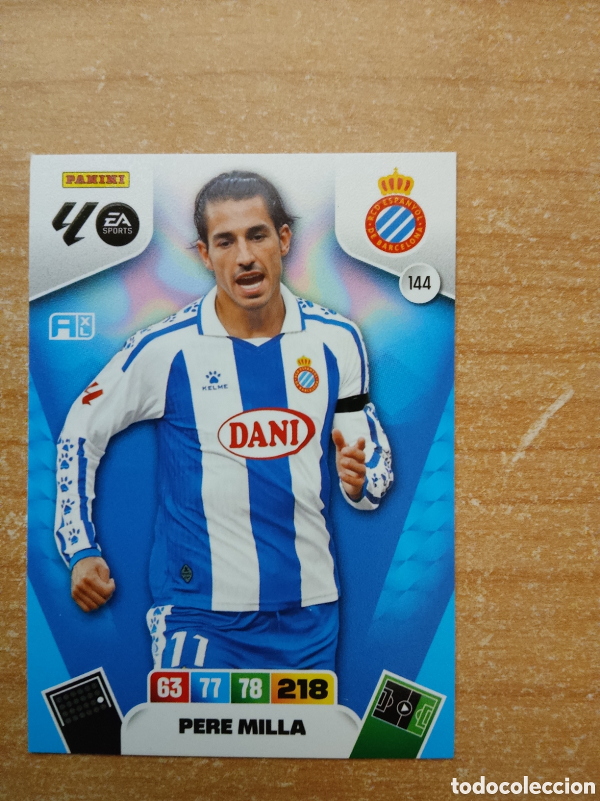 Cromos de f&uacute;tbol: 144 PERE MILLA ESPANYOL ADRENALYN XL LIGA 2025 2026