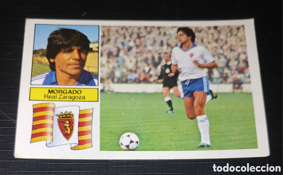 Cromos de f&uacute;tbol: Cromo Morgado - Real Zaragoza - Liga 82 83 / 1982 1983 - Ed. Este